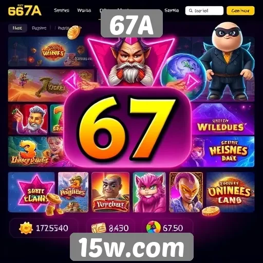 Análise da diversidade de jogos no site 67A